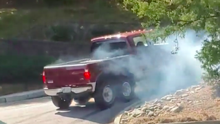 Watch A Six-Wheeled Ford Super Duty Fail At Climbing A Slight Incline